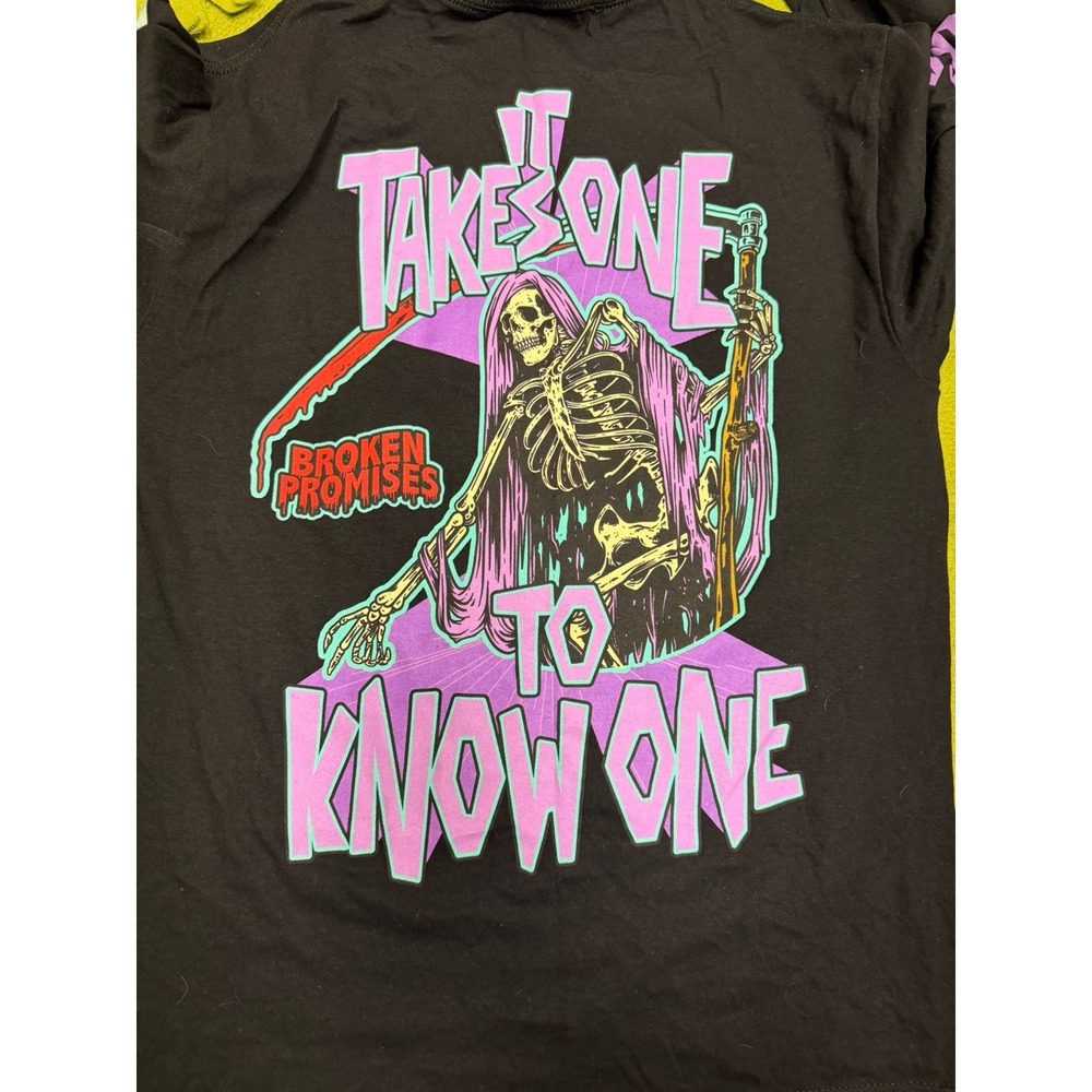 Broken Promises Co. It Takes One to Know One Long Sleeve Shirt Large Black